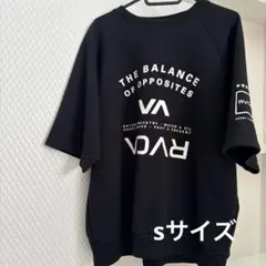 ルーカ 半袖スウェット S黒 RVCA ミラーロゴ Tシャツ プリントロゴのサムネイル