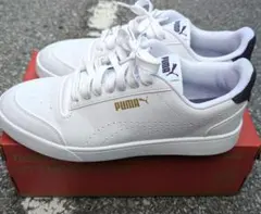 PUMA ユニセックス　シャッフルパーフ　ホワイト スニーカー 26.5cm
