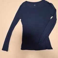 PETIT BATEAU プチバトー 長袖カットソー ネイビー16ans
