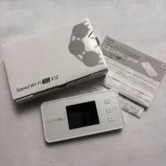 ルーター・ネットワーク機器 NEC Speed WI-FI 5G X12 NAR03 NEC Speed Wi-Fi 5G X12 NAR03 UQモバイル [シャドーブラック] : らい