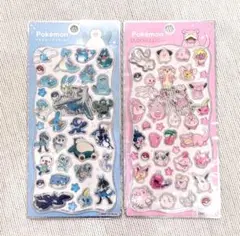 【正規品】ポケモン プチドロップステッカー ブルー ピンク