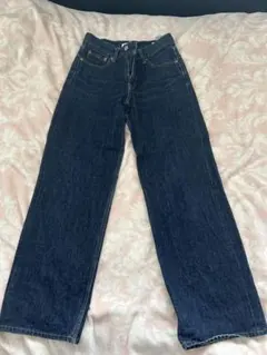 moussy HW loose straightデニム