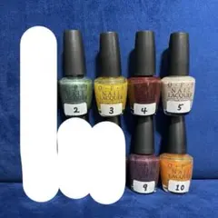 6本セット O.P.I ネイルラッカー マニキュア 各カラー 15ml
