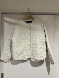ZARA ハートキルティングジャケット L
