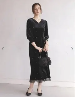 美品 アメリヴィンテージ スパークルドット シャツワンピース 田中