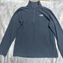 THE NORTH FACE ブラック フリース　ハーフジップ メンズS
