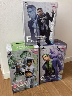 ジョジョ一番くじ　4部　フィギュア3種＋下位賞12点セット