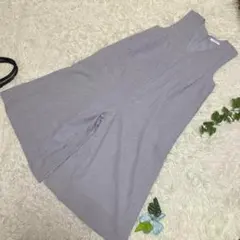 極美品　MOUSSY マウジー　オールインワン　ノースリーブ　グレー　1 Sのサムネイル