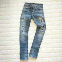 【匿名配送】ヌーディージーンズ　W25　L32　 ローライズ　ユニセックス