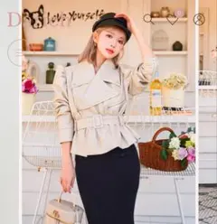 Darich ダーリッチ ビッグショートライダースジャケット