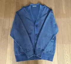 紺色ニットカーディガン メンズ Lサイズ