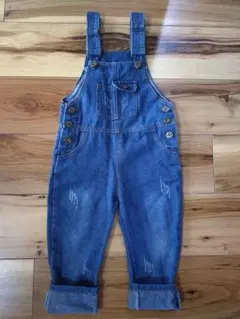 キッズ　デニムオーバーオール 100cm