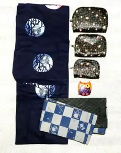 ふりふ 浴衣 うぐいす長者 帯 帯締め付き 自宅で洗濯可能 最終値下げ 