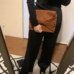 banana republic クラッチバッグ スエードのサムネイル