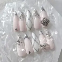 ネイルチップ　ワンホン　スナ系　ちゅるん　ベイビーブーマー　量産型　ホビ垢