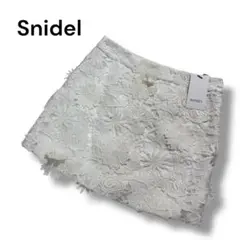 【未使用品】スナイデル　3Dフラワーレーススカショーパン　Mサイズ　タグ付き