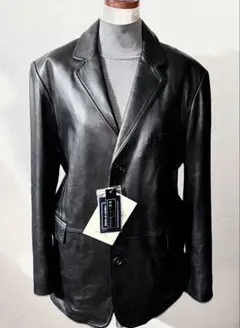 新品 volcano 柔らか 羊革 ラム レザー テーラード ジャケット タグ付