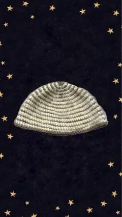 ビーニー　クラッシャーハット　ハンドメイド　かぎ針編み