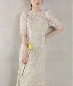 TABLE CROSS LACE UP DRESS AMERI vintage - メルカリ