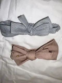 ベビー ヘアバンド 2個セット ピンク