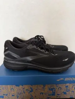 【新品・未使用】大きいサイズ 30cm BROOKS GHOST 15 黒のサムネイル