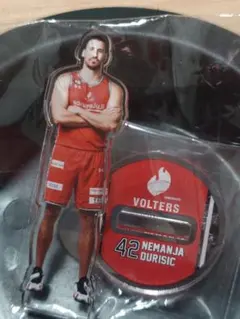熊本ヴォルターズ　#42ネマンヤ・ジュリシッチ　ミニアクリルスタンド