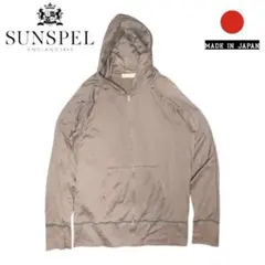 SUNPEL 日本製 グレー カットソー ジップパーカーのサムネイル