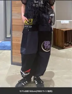 ロデオクラウンズ カーゴパンツ リメイク風 ワイドパンツ カジュアルパンツ