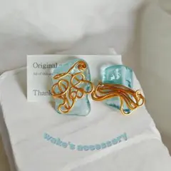 No.282✴︎旅するシーグラスのピアス・イヤリング