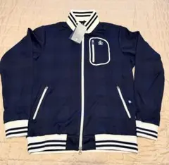 マンシングウェア　ネイビー チェック柄 ジャケット