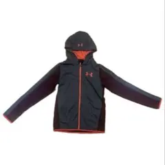 Under Armour フード付きパーカー グレー/レッド