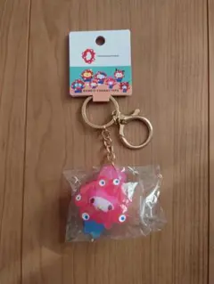 万博　サンリオミャクミャク　立体キーホルダー　クリア　マイメロディー