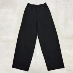【極美品】2026 Uniqlo C スウェットワイドパンツ 丈長め XS 黒