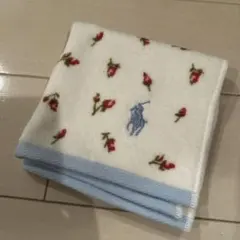 新品シール付きラルフローレン キャリコ　ウォッシュタオル ポロ・ラルフ