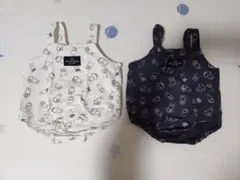 バースデイ　ミッフィー 70周年ロゴ入りロンパース