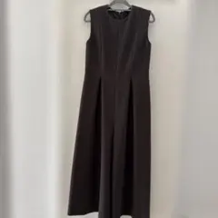 UNTITLED ノースリーブ オールインワンダークブラウンのサムネイル