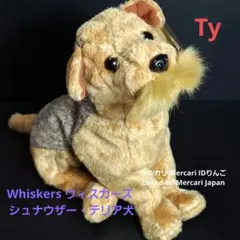 Ty ビーニーベイビーズ【Whiskers 犬 シュナウザー】ぬいぐるみ タグ付のサムネイル