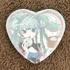 鏡音リン ハート缶バッジ ツリービレッジ 初音ミク ピアプロ ツリービレッジ ツリビレ ハート缶バッジ ミク 3点