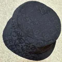 希少✨極美品 CHANEL シャネル バケットハット カメリア サイズ57 黒 希少✨極美品 CHANEL シャネル バケットハット カメリア サイズ57 黒