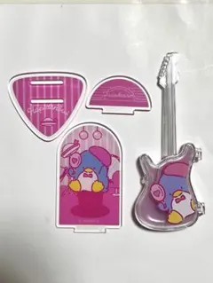 新品　ギターリップグロスパレット アクリルスタンド　はぴだんぶい　タキシードサム