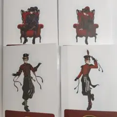 ツイステ　クリアステッカー　リドル・デュース・トレイ・ケイト