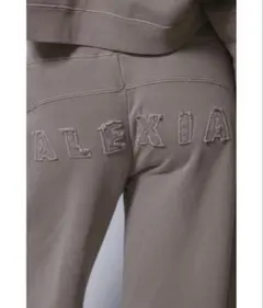 希少Lサイズ】アリシアスタン ターンアップウエストパンツ グレージュ