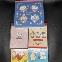 【新品未使用】ちいかわ いちごパーティー他 メモ用紙 5冊セット