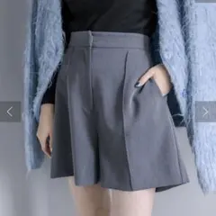 mystic（ミスティック）　NEWピンタックショートパンツ/グレー/完売品