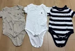 baby gap ロンパース 半袖　6-12m 3枚セット