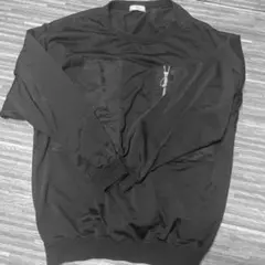 イロコイ　トレーナー　ブラック　ジップ　切り替え