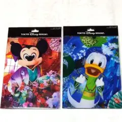 東京ディズニーリゾート 蜷川実花　ダブルポケットホルダー　2点セット　和装のサムネイル