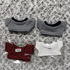 Tシャツ 15cm ぬい服 アイドル 韓国 アニメ 推し活 ぬい活