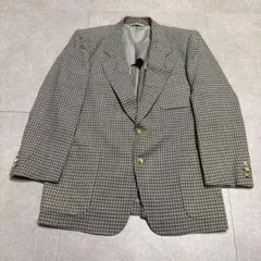 Yves saint Laurent テーラードジャケット　チェック　ベージュのサムネイル