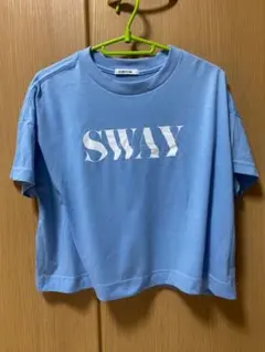 AS KNOW AS PINKY ロゴTシャツ ライトブルー Fサイズ